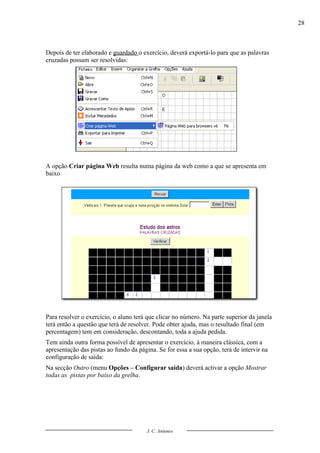 Guia De Utilizacao Do Hot Potatoes V6