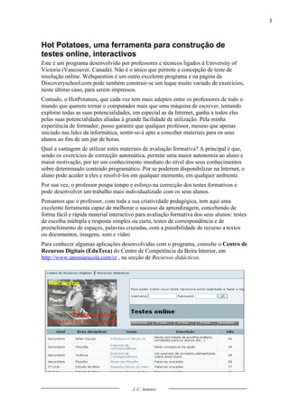 Guia De Utilizacao Do Hot Potatoes V6