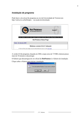 Guia De Utilizacao Do Hot Potatoes V6
