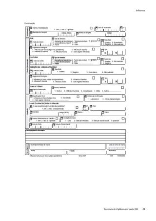 Inﬂuenza




Continuação




              Secretaria de Vigilância em Saúde / MS   23
 