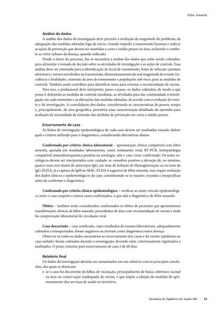 Guia de vigilância epidemiológica