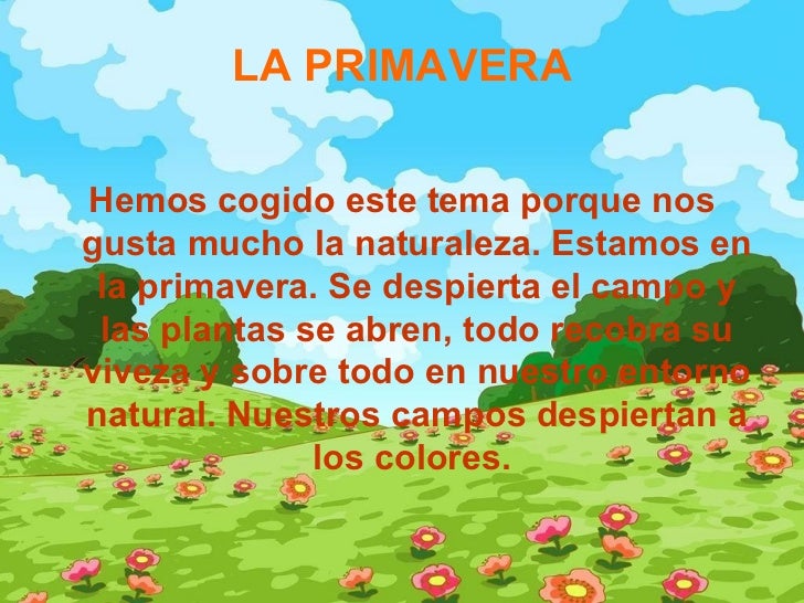 Guia didctica pster primavera Guia didctica pster primavera