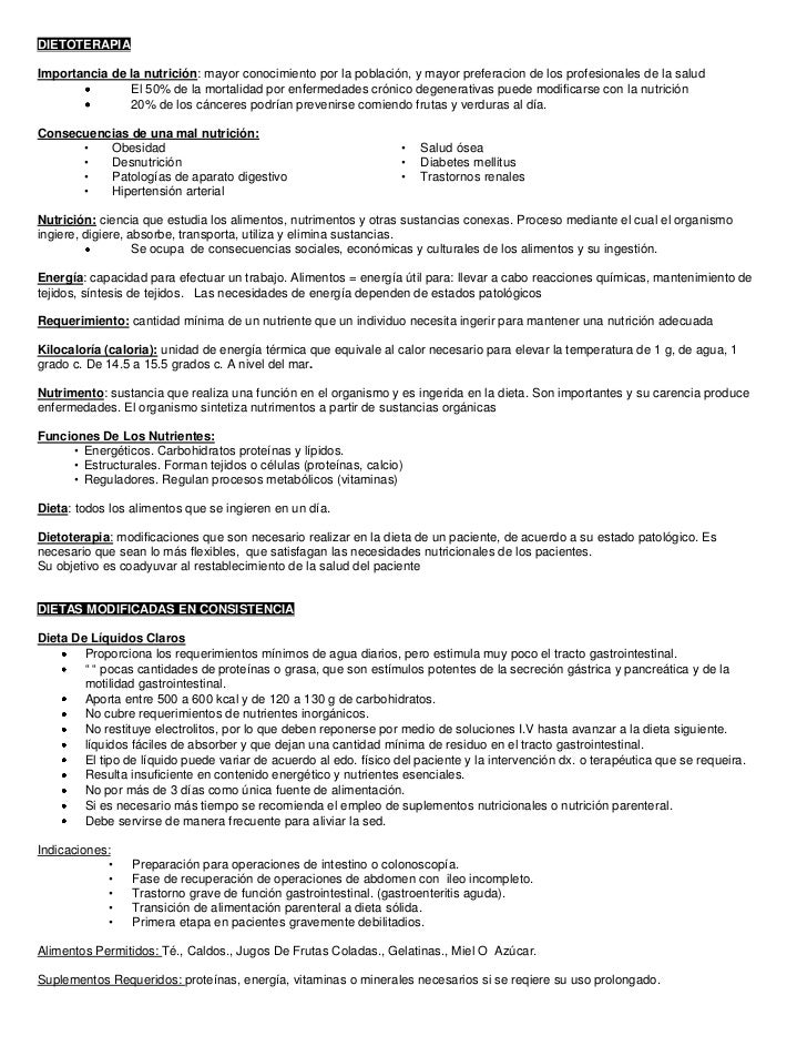 Guia dietoterapia 1er parcial Guia dietoterapia 1er parcial