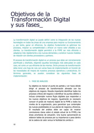Guía para la Transformación Digital de las PYMES | PDF