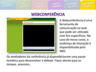 ENVIANDO TAREFASAo clicar na tarefa, conforme seta na figura ao lado, a página da tarefa disponibilizará informações sobre o texto (resenha, resumo etc) que o aluno precisa desenvolver utilizando um editor de texto e salvar em RTF.