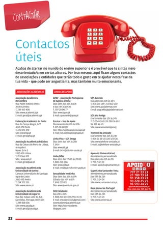 AR
CONTACT




            Linhas de apoio
 