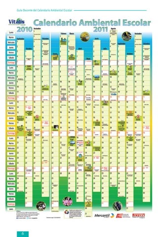 Guía Docente del Calendario Ambiental Escolar



 