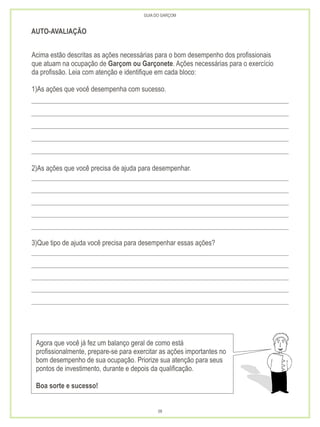 Guia do garçom sebrae