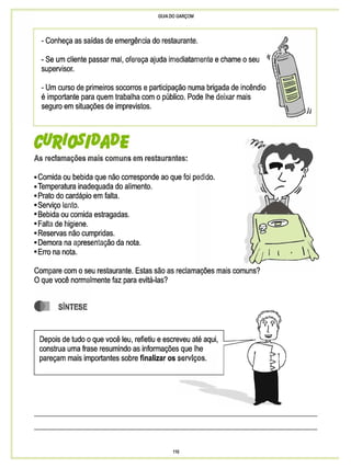 Guia do garçom sebrae