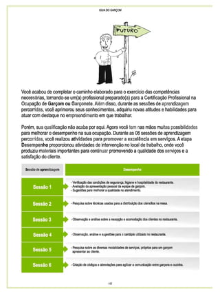 Guia do garçom sebrae