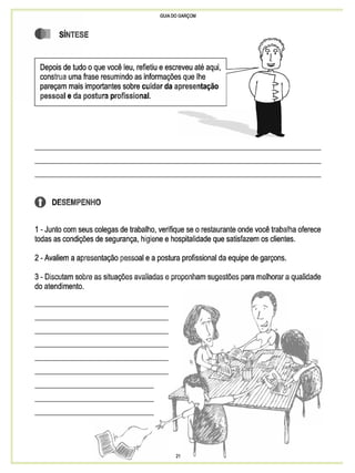 Guia do garçom sebrae