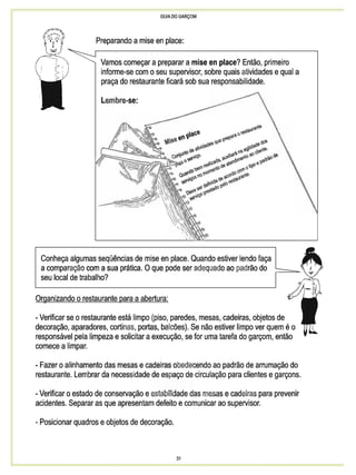Guia do garçom sebrae