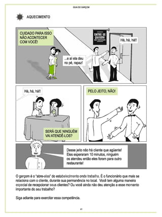 Guia do garçom sebrae