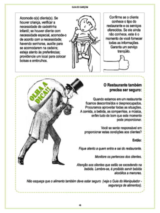 Guia do garçom sebrae