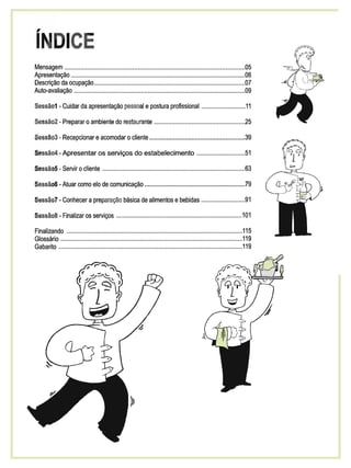 Guia do garçom sebrae
