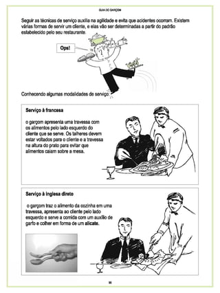 Guia do garçom sebrae