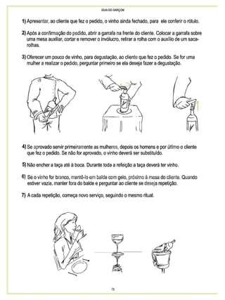 Guia do garçom sebrae