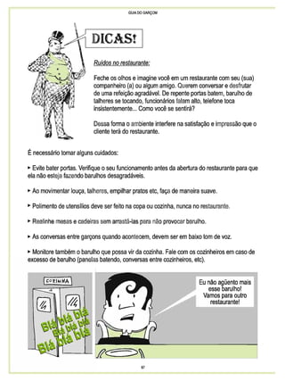 Guia do garçom sebrae