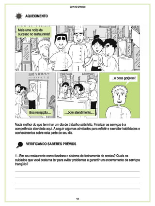 Guia do garçom sebrae