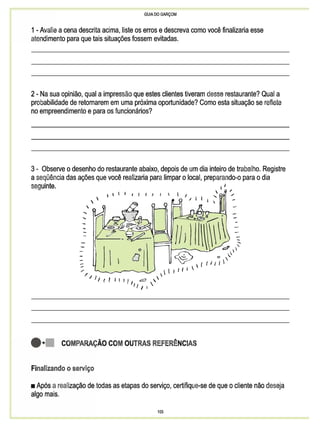 Guia do garçom sebrae