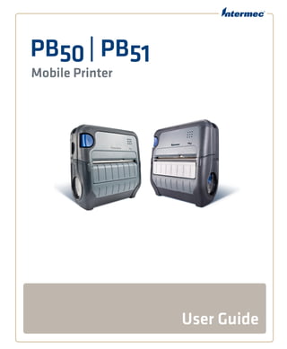 PB50| PB51
Mobile Printer
User Guide
 