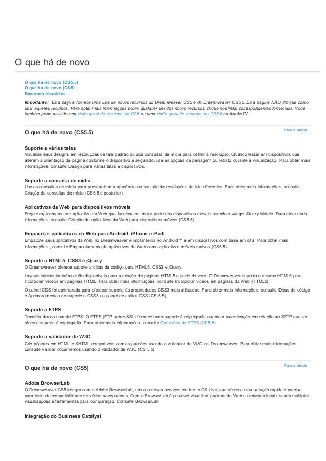 Ebook Tutoriais Dreamweaver Cs6 Ebook Tutoriais Dreamweaver Cs6