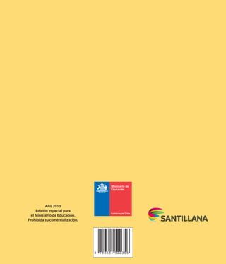 Año 2013
Edición Especial para
el Ministerio de Educación.
Prohibida su comercialización.
Marcela Estefanía Arévalo González
Romina Montserrat Olmedo Rojas
Claudia Aurora Pacheco Figueroa
Mónica María Sánchez Sánchez
Texto del párvulo
Educación ParvulariaEducación ParvulariaEducación Parvularia
Primer nivel
de Transiciónde Transición
Romina Montserrat Olmedo Rojas
Claudia Aurora Pacheco Figueroa
Mónica María Sánchez Sánchez
Primer nivel
Año 2013
Edición Especial para
el Ministerio de Educación.
Prohibida su comercialización.
Guía didáctica para la educadora
Educación parvulariaEducación parvulariaEducación parvularia
de Transición
Primer nivel
GobiernodeChile–MinisteriodeEducaciónPrimerniveldeTransición-Guíadicácticaparalaeducadora
Año 2013
Edición especial para
el Ministerio de Educación.
Prohibida su comercialización.
9 7 8 9 5 6 1 5 2 0 3 5 6
Marcela Estefanía Arévalo González
Romina Montserrat Olmedo Rojas
Claudia Aurora Pacheco Figueroa
Ximena Cecilia Parada Arévalo
Mónica María Sánchez Sánchez
 