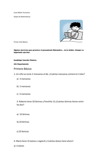 Guia Ejercicios Matematicas
