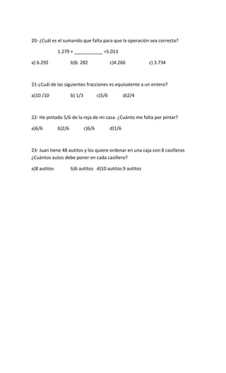 Guia Ejercicios Matematicas