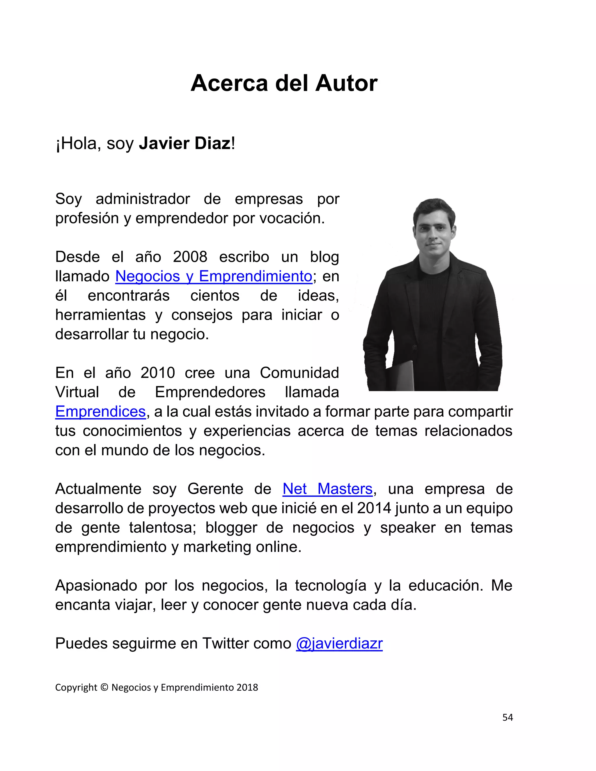 Guia emprendedores javier diaz