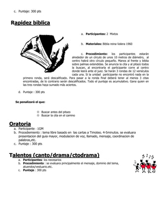 Guia evento mini camporee