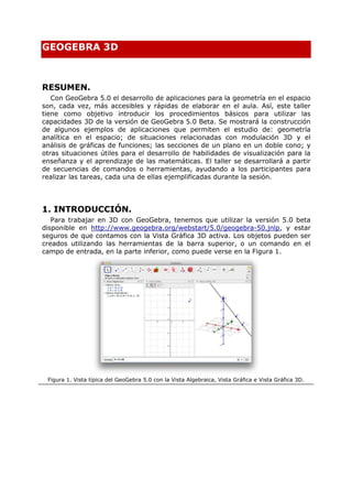 Guía facultativa geogebra | PDF