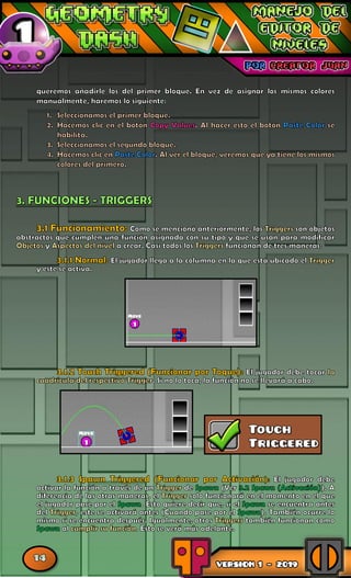 Geometry Dash - Guia de Editor de Niveles 1: Triggers y Otras Funciones ...