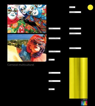 De janeiro a dezembro, o              Agosto
                                                                                              calendário pernambucano               • Festa da Estação - Gravatá
                                                                                              é amplo em eventos de
                                                                                              motivações as mais diversas:          Setembro




                                                                                                                                                                         EVENTOs
                                                                                              religião, cultura, folclore,          • Mimo – Mostra Internacional
                                                                                              esporte, lazer, negócios, saúde         de Música em Olinda - Olinda e
                                                                                              e tantas outras capazes de              Recife
                                                                                              atender aos mais diversos             • Regata Oceânica Internacional -
                                                                                              interesses. Vários deles atraem         Recife e Fernando de Noronha
                                                                                              um grande volume de público           • Parada da Diversidade - Recife
                                                                                              nacional e internacional.             • Bienal Internacional do Livro -
                                                                                              Confira.                                Olinda

                                                                                              Janeiro                               Outubro
                                                                                              • FENAHALL – Feira Nacional de        • Festival Olinda Jazz - Olinda
                                                                                                Artesanato - Olinda
                                                                                              • Janeiro dos Grandes Espetáculos     Novembro
                                                                                                - Recife e Olinda                   • Olinda Arte em Toda Parte -
                                                                                                                                      Olinda
                                                                                              Fevereiro/Março                       • Fliporto – Festa Literária de
                                                                                              • Carnaval - Todo o Estado, com         Pernambuco - Olinda
                                                                                                destaque para o Recife, Olinda,     • Exposição Nordestina de Animais
                                                                                                Bezerros, Nazaré da Mata,             e Produtos Derivados - Recife
                                                                                                Pesqueira e Triunfo.                • Recife Sabor & Arte - Recife
                                                                                              • Garanhuns Jazz Festival -
                                                                                                Garanhuns                           Dezembro
                                                                                                                                    • Réveillon - Diversos municípios,
                                                                                              Março/Abril                             com destaque para o Recife,
FOTOS RAFAEL MEDEIROS




                                                                                              • Paixão de Cristo da Nova              Jaboatão dos Guararapes e
                                                                                                Jerusalém - Brejo da Madre de         Ipojuca (Porto de Galinhas).
                                                                                                Deus

                                                                                              Abril
                                                                                              • Festival Gastronômico de
                                                                                                Pernambuco - Recife, Olinda e de

                        Carnaval multicultural                                                  Fernando de Noronha.
                                                                                              • CINE-PE Festival do Audiovisual
                        Irreverência é o termo chave para curtir o Carnaval de Olinda, um       - Olinda
                        dos mais famosos do Brasil. As ladeiras da cidade são coloridas       • Abril Pro Rock - Olinda
                        com fantasias das mais criativas e embaladas por troças que tocam
                        do clássico “Olinda, quero cantar” até sucessos contemporâneos        Maio
                        das rádios interpretados no ritmo do frevo. A azaração rola solta,    • Festival do Jeans - Toritama
                        concentrada no circuito Licoteria – MAC – 13 de maio, mas a           • MIT Mostra Internacional de
                        animação toma conta da cidade inteira. Não se pode deixar de falar      Turismo - Olinda
                        do maior bloco de carnaval do mundo, o Galo da Madrugada, que
                        reúne o público GLS no badalado camarote da boate Metrópole,          Junho
                        comandado por Maria do Céu. “Um espaço gay no Galo era                • Festejos Juninos - Todo o Estado,
                        uma necessidade antiga do público, especialmente os turistas,           com destaque para Caruaru,
                        que marcaram presença no camarote”, comenta a promoter. O               Arcoverde e Petrolina.
                        Recife Antigo levanta a bandeira do Carnaval Multicultural, com
                        os tradicionais blocos de frevo-canção e o moderninho RecBeat,        Julho
                        com shows de bandas nacionais e internacionais, além de festas        • Festival de Inverno - Garanhuns
                        e camarotes espalhados pelas ruas do centro da cidade. No             • FENEARTE Feira Nacional de
                        interior do estado, Bezerros também é bastante procurado para as        Negócios do Artesanato - Olinda
                        comemorações carnavalescas e vale a pena separar um dia para curtir
                        os famosos “Papangus”, tudo sem abrir mão do clima de paquera.



                                                                                                                                                    17
 