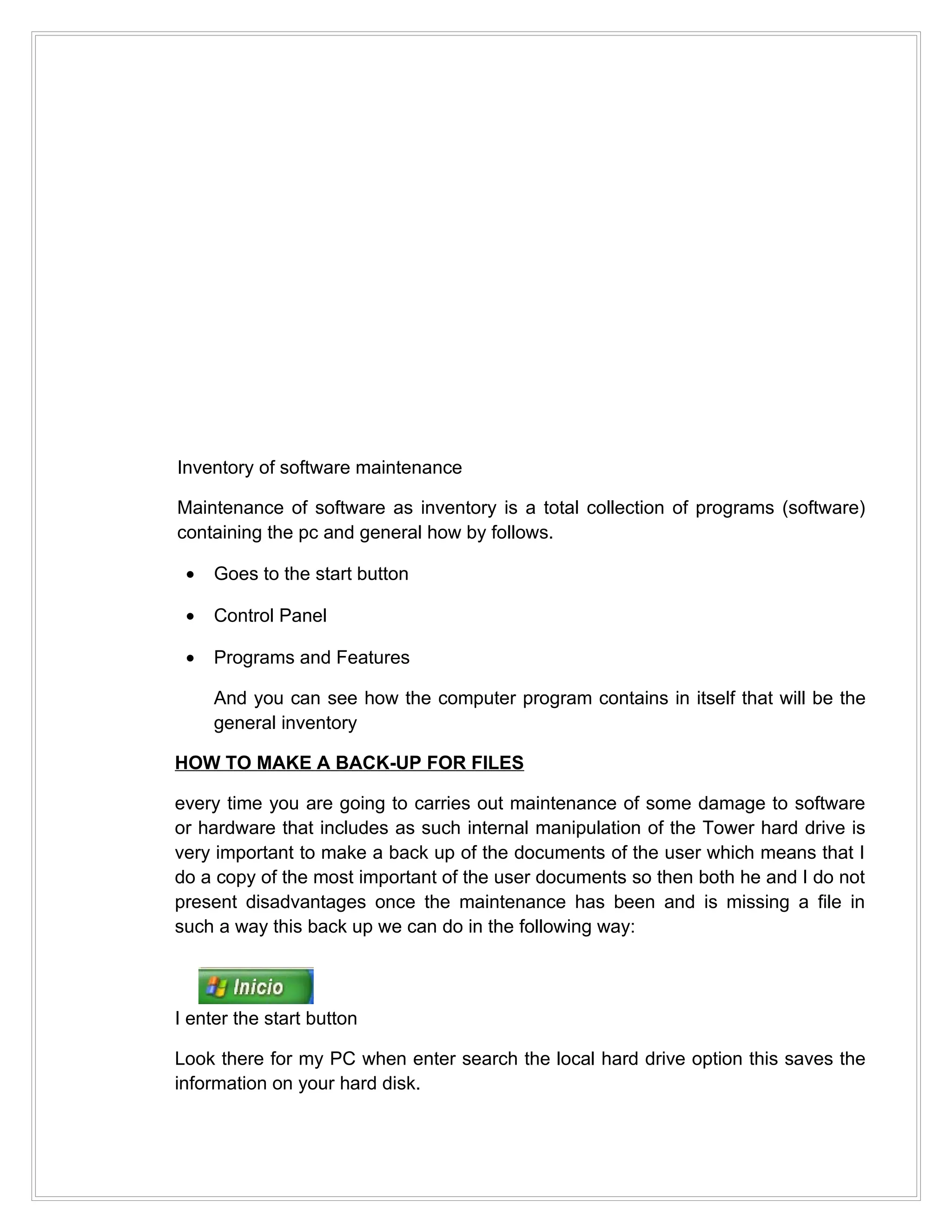 GUIDE HARDWARE AND SOFTWARE MAINTENANCE English