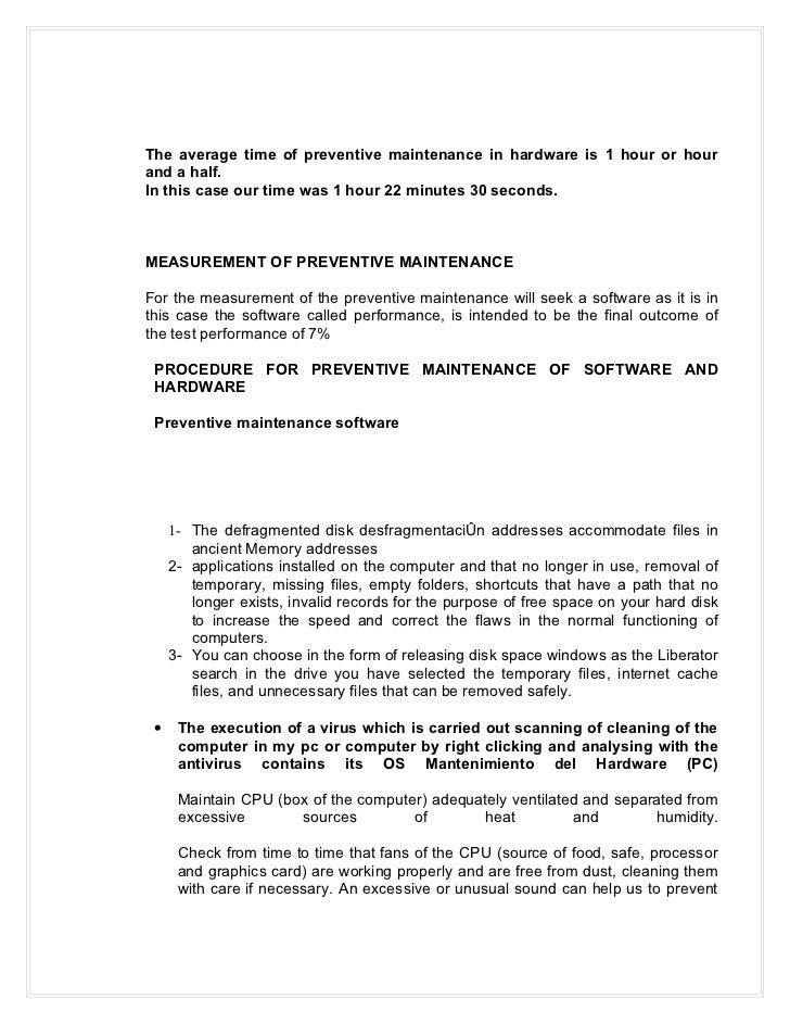 laptop maintenance checklist