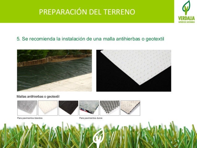 Guia instalación césped artificial