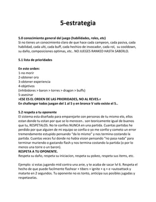 Guia league of legends | PDF