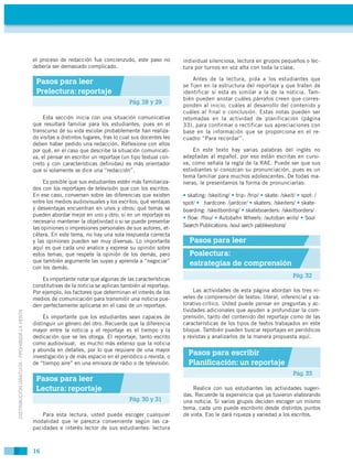 el proceso de redacción fue concienzudo, este paso no           individual silenciosa, lectura en grupos pequeños o lec-
 ...