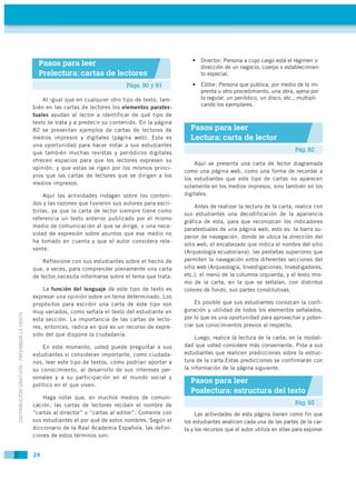 •	 Director: Persona a cuyo cargo está el régimen o
                                               Pasos para leerCarta de...