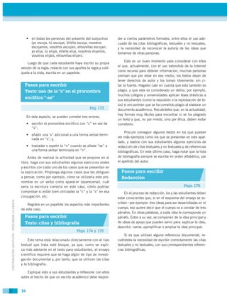 •	 en todas las personas del presente del subjuntivo        der a ciertos parámetros formales, entre ellos el uso ade-
   ...