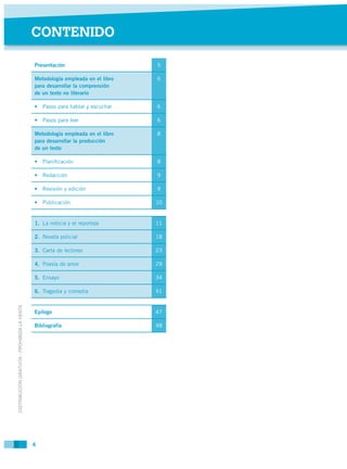 CONTENIDO

                                             Presentación                       5

                            ...