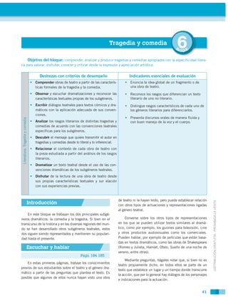 Tragedia y comedia
                                                                                                       ...