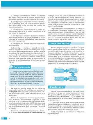 a. Estrategias para comprender palabras: uso de pistas      razón por la cual este nivel se ubica en la poslectura es
    ...