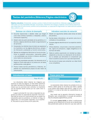 Textos del periódico/Bitácora/Página electrónica
                                                                         ...
