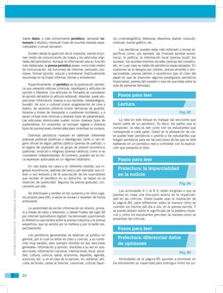 marse diario, o más comúnmente periódico), semanal (se-            na, cinematográfica, televisiva, deportiva, teatral, mu...