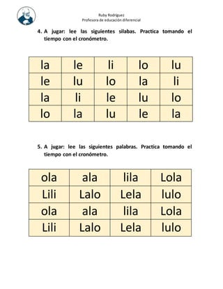 Aprender la letra L - Fichas de Letras Consonantes para Imprimir (PDF)