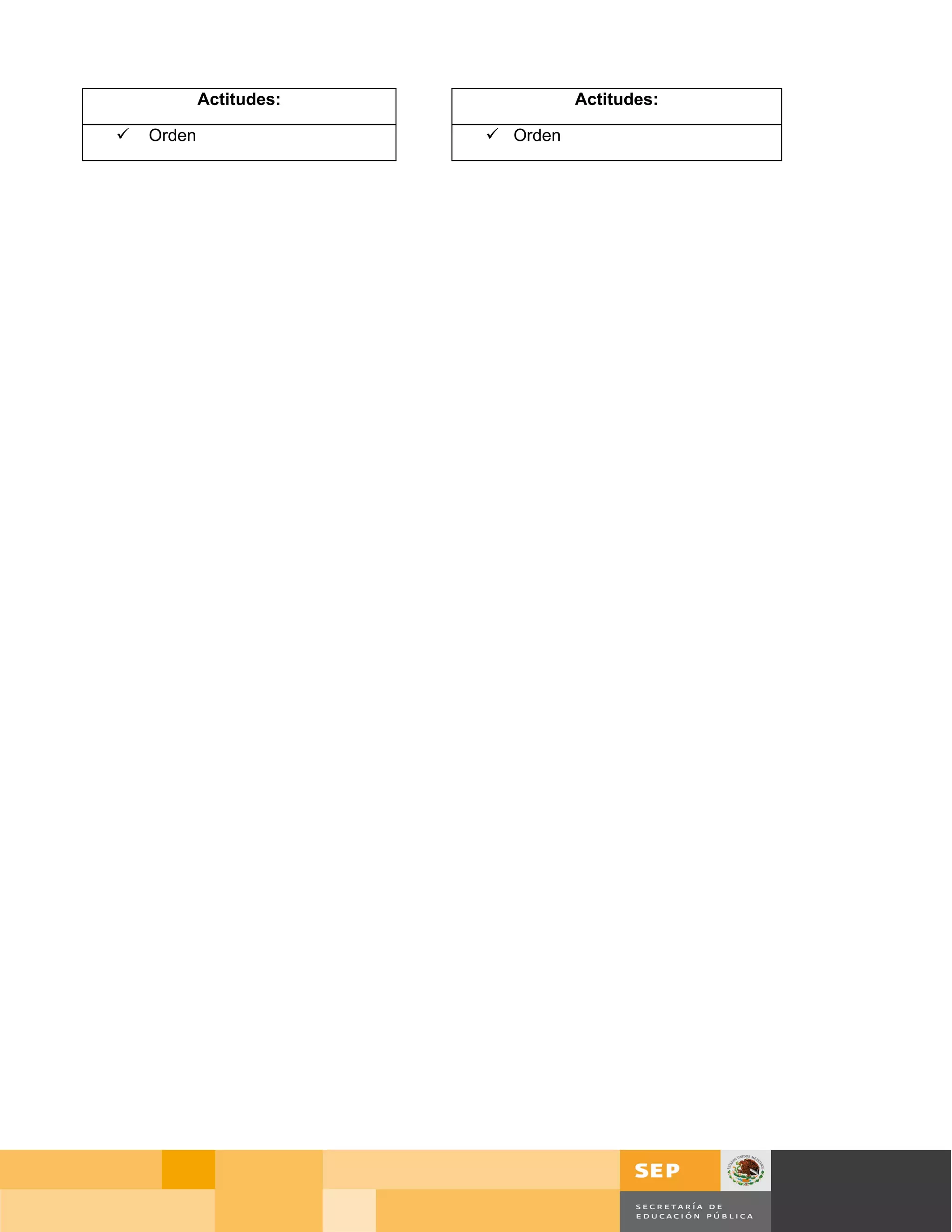 Actitudes:             Actitudes:

   Orden                 Orden




                                                            Página 7 de 127
                                                Página de
 