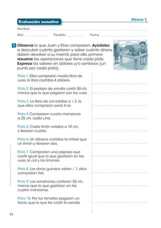 Módulo 5
                                                      Evaluación sumativa
                                       ...