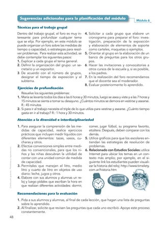 Sugerencias adicionales para la planificación del módulo                                 Módulo 6

                       ...